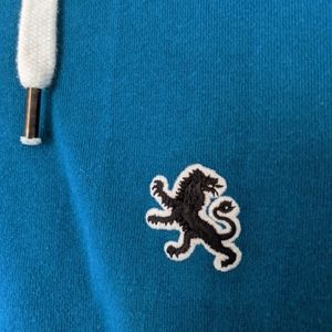 Express Blue Zip-Up Hoodie Size L